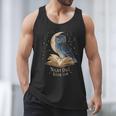 Night Owl Book Club Crescent Moon Late Night Reading Men Tank Top Night Owl Book Club Crescent Moon Late Night Reading Men Tank Top