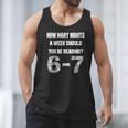 How Many Nights A Week Reading 6-7 67 Teacher Student Books Men Tank Top