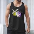 Non-Binary Book Lover Nonbinary Daisy LGBT Reading Pride Men Tank Top Non-Binary Book Lover Nonbinary Daisy LGBT Reading Pride Men Tank Top