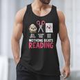 Nothing Beats Reading Rock Paper Scissors Book Lover Library Men Tank Top Nothing Beats Reading Rock Paper Scissors Book Lover Library Men Tank Top
