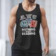 Nothing Beats Reading Rock Paper Scissors Book Lover Men Tank Top