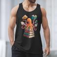 Octopus Book Reading Book Reader Ocean Octopus Men Tank Top