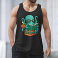 Octopus Reading Book Reading Bookworm Reader Men Tank Top Octopus Reading Book Reading Bookworm Reader Men Tank Top