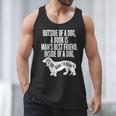 Outside Of A Dog A Book Is Man's Best Friend Apparel Men Tank Top Outside Of A Dog A Book Is Man's Best Friend Apparel Men Tank Top