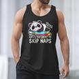 Panda Napping On Books Life’s Too Short To Skip Naps Men Tank Top