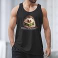 Porcupine Reading Book Hedgehog Book Lover Men Tank Top Porcupine Reading Book Hedgehog Book Lover Men Tank Top