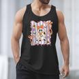 Preppy Coquette Bow Ghost Reading Books Halloween Book Men Tank Top Preppy Coquette Bow Ghost Reading Books Halloween Book Men Tank Top