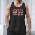 I Put My Book Down To Be Here Book Lover Book Nerd Men Tank Top I Put My Book Down To Be Here Book Lover Book Nerd Men Tank Top
