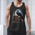 Raven On A Stack Of Books Wisdom Of Odin Men Tank Top Raven On A Stack Of Books Wisdom Of Odin Men Tank Top