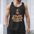Read Book Reader Library Reading Librarian Pirate Bookworm Men Tank Top