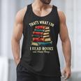 I Read Books Bookworm Halloween Men Tank Top