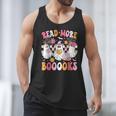 Read More Books Ghosts Reading Book Teacher Halloween Men Tank Top
