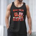 Read Your Heart Out Valentine Reading Book Girl Kid Teacher Men Tank Top Read Your Heart Out Valentine Reading Book Girl Kid Teacher Men Tank Top
