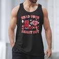 Read Your Heart Out Valentine Teacher Book Lover Men Tank Top