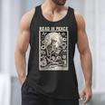 Read In Peace Skeleton Book Lover Bookworm Book Men Tank Top