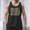 Read Return Repeat Read Reading Book Librarian Men Women Men Tank Top Read Return Repeat Read Reading Book Librarian Men Women Men Tank Top
