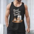 Read S'More Books Camping Outdoors Reading Campfire Smores Men Tank Top