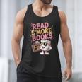 Read S'More Books Camping Outdoors Travel Campfire Smores Men Tank Top