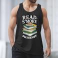 Read S'More Books Marshmallow Reading Smores Men Tank Top