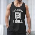 Reader Librarian Library This Is How I Roll Book Cart Meme Men Tank Top