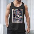 The Reader Tarot Card Women Book Lover Librarian Read Men Tank Top