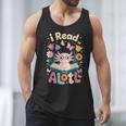 Reading Axolotl Book Lover Wildflowers Men Tank Top Reading Axolotl Book Lover Wildflowers Men Tank Top