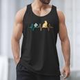 Reading Cat Heartbeat Book & Cat Lover Men Tank Top