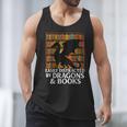 Reading Dragon Easily Distracted By Dragons And Books Men Tank Top