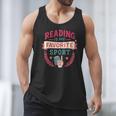Reading Is My Favorite Sport Book Lover Keepsake For Women Men Tank Top