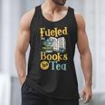 Reading Hobby Bookshelves Library Fueled By Books And Tea Men Tank Top Reading Hobby Bookshelves Library Fueled By Books And Tea Men Tank Top
