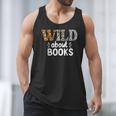 Reading Lover Wild About Books Reading Books And Bookworm Men Tank Top