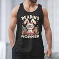 Reading Makes You Hoppier Bunny Book Fans Toddler Kid Men Tank Top Reading Makes You Hoppier Bunny Book Fans Toddler Kid Men Tank Top