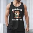 Reading Is Otterly Fun Otter Bookworm Book Lover Librarian Men Tank Top Reading Is Otterly Fun Otter Bookworm Book Lover Librarian Men Tank Top
