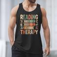 Reading Is My Therapy Book Lover Men Tank Top