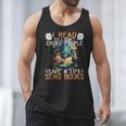 Reading Readers I Read Send Books Dragon Bookworm Tee Men Tank Top
