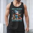 Reading Snow So Many Books Christmas Snow Little Time Men Tank Top