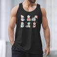 Reading Snowman Christmas Book Lovers Bookworm Librarian Men Tank Top Reading Snowman Christmas Book Lovers Bookworm Librarian Men Tank Top