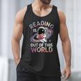 Reading Is Out Of This World Space Book Lover Men Tank Top