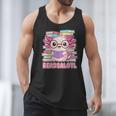 Readsalotl Axolotl Reading Book Bookworm Men Tank Top Readsalotl Axolotl Reading Book Bookworm Men Tank Top
