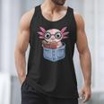 Readsalotl Axolotl Reading Book Lover Reading Pocket Axolotl Men Tank Top Readsalotl Axolotl Reading Book Lover Reading Pocket Axolotl Men Tank Top