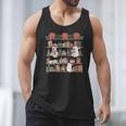 Retro Ghost Reading Book Teacher Librarian Bookish Christmas Men Tank Top Retro Ghost Reading Book Teacher Librarian Bookish Christmas Men Tank Top