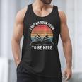 Retro I Put My Book Down To Be Here For Book Lover Men Tank Top Retro I Put My Book Down To Be Here For Book Lover Men Tank Top
