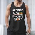 Retro Reading Is My Favorite Sport Football World Book Day Men Tank Top Retro Reading Is My Favorite Sport Football World Book Day Men Tank Top