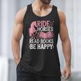 Ride Horses Read Books Be Happy Men Tank Top