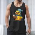 Rubber Duck Reading Book Rubber Duckie Reader Coffee Lover Men Tank Top Rubber Duck Reading Book Rubber Duckie Reader Coffee Lover Men Tank Top