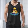 Rubber Duck Reading Book Swim Rubber Duckling Rubber Duckie Men Tank Top