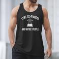 I Like Sci-Fi Books And Maybe 3 People Men Tank Top I Like Sci-Fi Books And Maybe 3 People Men Tank Top