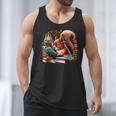 Squirrel Reading a Book Lover Bookworm Men Tank Top Squirrel Reading a Book Lover Bookworm Men Tank Top
