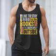 I Like To Stay In Bed And Read Books It's Too Peopley Outsid Men Tank Top I Like To Stay In Bed And Read Books It's Too Peopley Outsid Men Tank Top