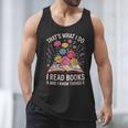 That’s What I Do I Read Books And I Know Things Floral Book Men Tank Top
